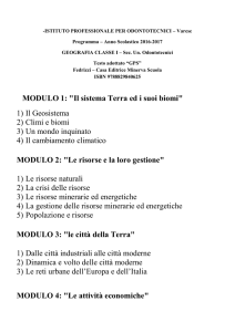 MODULO 4: "Le attività economiche"