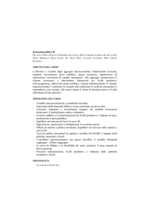 Economia politica II - Università Cattolica del Sacro Cuore