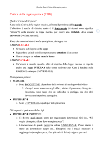 Kant, Critica della ragion pratica