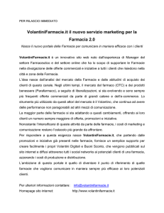Comunicato Stampa - Volantini Farmacie