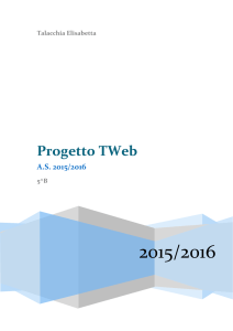Progetto TWeb - talacchiaelisabetta