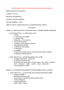 2014_4B RIM_Svolto_Tecnologie della comunicazione