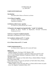 patrologia iii - studio teologico interdiocesano