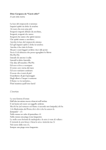 Dino Campana da “Canti orfici”