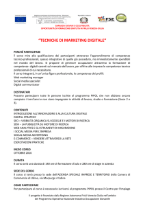 SchedaPON_Tecniche di marketing digitale
