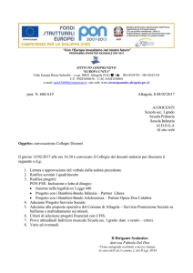 Convocazione Collegio Docenti per il 13/02/2017