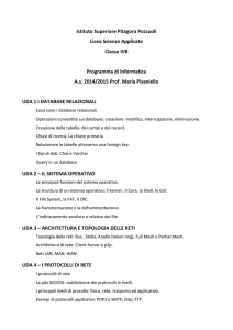 UdA 2 – IL SISTEMA OPERATIvo - Istituto Superiore Statale
