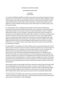 MATEMATICA E DIALETTICA IN MARX UNA RISPOSTA A