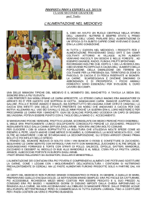 alimentazione nel medioevo