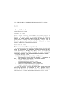 Sociologia dell`educazione