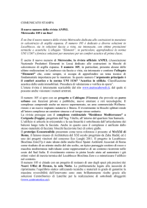 COMUNICATO STAMPA Il nuovo numero della rivista ANPEL