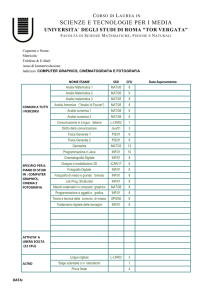 universita` degli studi di roma "tor vergata"