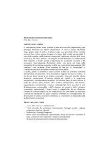 Elementi di economia internazionale