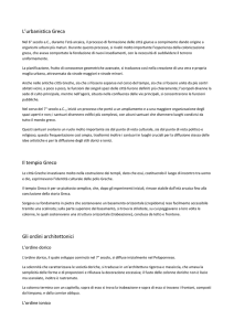 L`urbanistica Greca Nel 6° secolo a.C., durante l`età arcaica, il