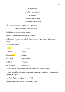 i f i verbi modali - Liceo Classico Psicopedagogico Cesare Valgimigli