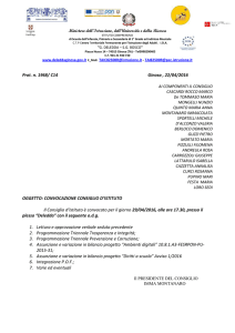 Il Consiglio d`Istituto è convocato per il giorno 29/04/2016, alle ore