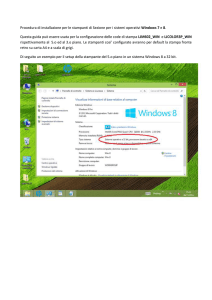 Guida per l`installazione