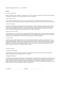 scienze - Liceo Sandro Pertini