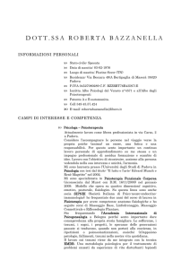 Scarica Curriculum completo in formato Word