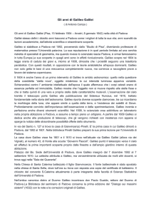Gli anni di Galileo Galilei ( di Antonio Campa ) Gli anni di Galileo