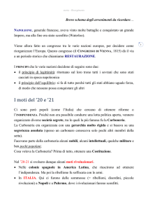 I moti rivoluzionari e il Risorgimento