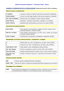 Istituto Istruzione Superiore “Francesco Ciusa” Nuoro LEGENDA E