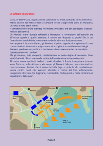 La battaglia di Maratona - Luca Appunti 5°elementare