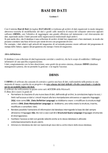 Lezione 1