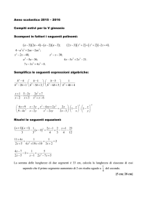 compiti v ginn. matematica