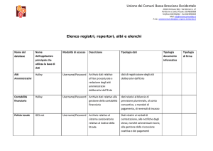 Allegato n. 7 - Elenco database