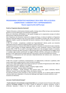 Cosa sono i Fondi Strutturali Europei