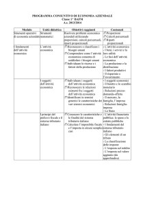 PROGRAMMA CONSUNTIVO DI ECONOMIA AZIENDALE