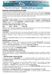 Riepilogo esperienze presentate