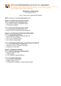 Scienze Umane classi 2