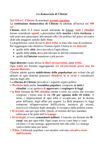 La democrazia di Clistene