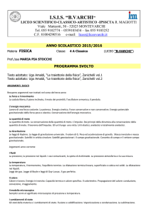 Programma Fisica 4Acl Stocchi