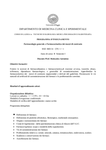 UNIVERSITA* degli STUDI di FOGGIA
