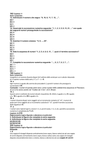 162 Capitolo 11 Serie numeriche 13. Individuare il numero che