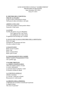religione - Liceo Pertini Ladispoli