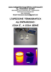 Con la Termografia ad infrarossi è possibile: Individuare i
