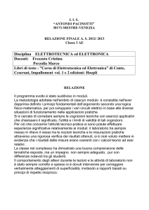 Programma svolto Elettrotecnica III AE - IIS Pacinotti