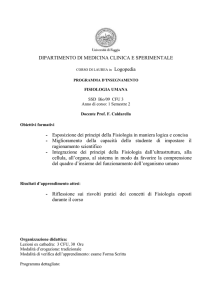 UNIVERSITA* degli STUDI di FOGGIA