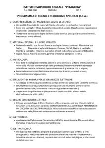 programma di scienze e tecnologie applicate (sta)