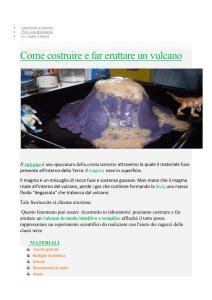 Come costruire e far eruttare un vulcano
