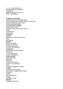 L .S. S.  R. CACCIOPPOLI PROGRAMMA DI FILOSOFIA CLASSE III