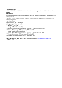 Antropologia culturale LM