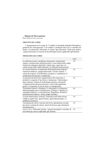 - Biologia dei Microrganismi
