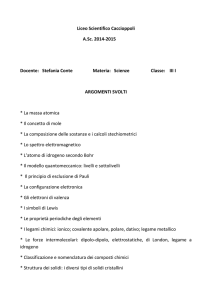 Scienze 3I - Liceo Caccioppoli