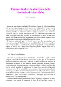 Thomas Kuhn: la struttura delle rivoluzioni scientifiche