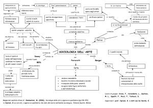 mappa concettuale su "Sociologia dell`arte e approccio qualitativo"